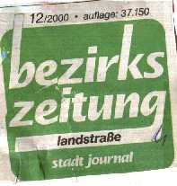 Bezirkszeitung Landstrasse Stadtjournal 12/2000